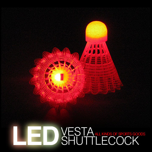 베스타 LED발광 셔틀콕(2개입) /야광셔틀콕