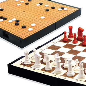 명인 휴대용 자석 체스&amp;바둑판 M-150